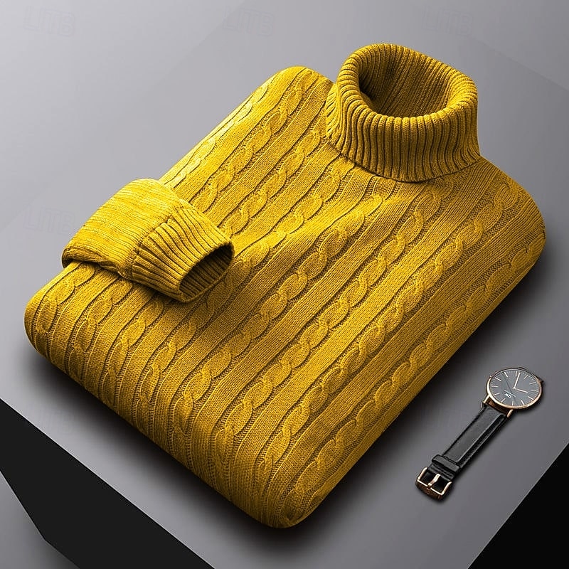 Ellery | Cable Knit Turtleneck Sweater
