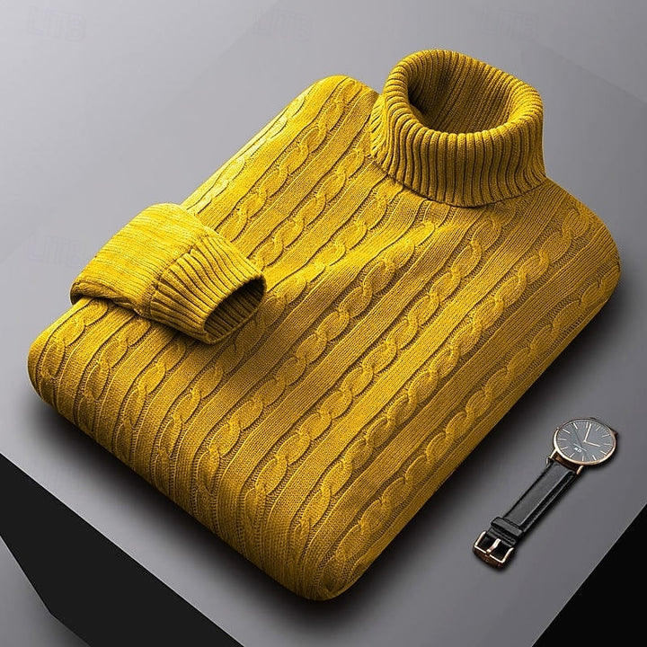 Ellery | Cable Knit Turtleneck Sweater
