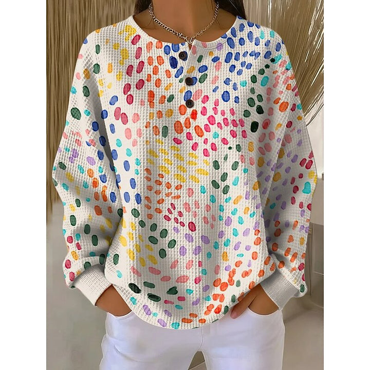 Mabel | Artful Colour-Block Top