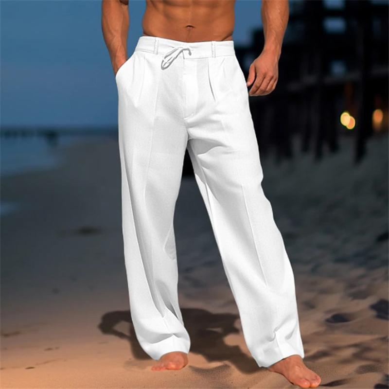 Ethan | Relaxed Drawstring Linen-Style Trousers