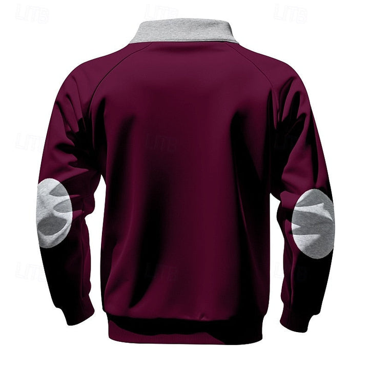 Hollis | Quarter-Zip Colour-Block Pullover