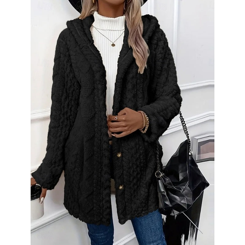 Beverly | Cozy Hooded Open-Front Jacket