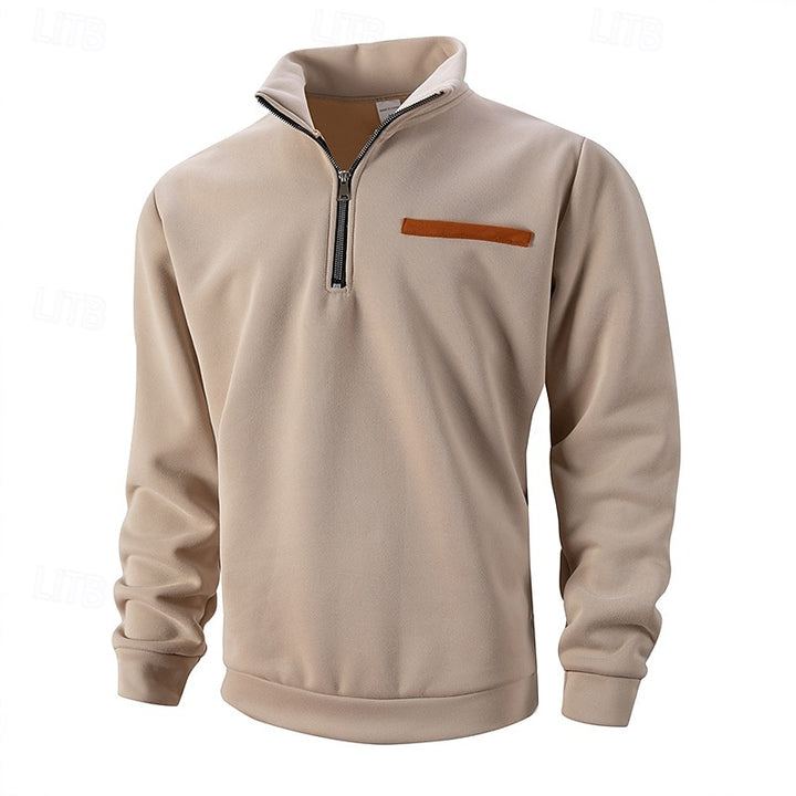 Rhodes | Quarter-Zip Standing Collar Pullover