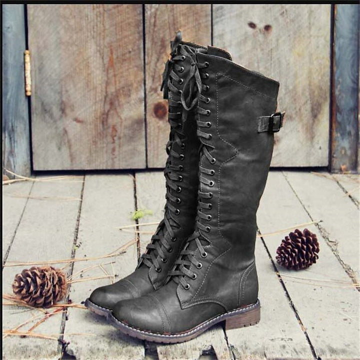 Sylvie | Tall Lace-Up Riding Boots