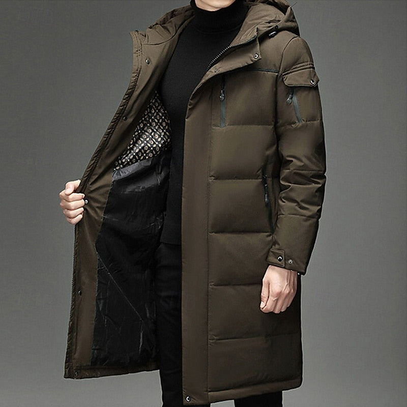 Leland | Hooded Longline Winter Coat