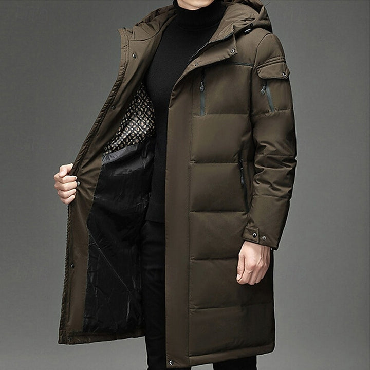 Leland | Hooded Longline Winter Coat