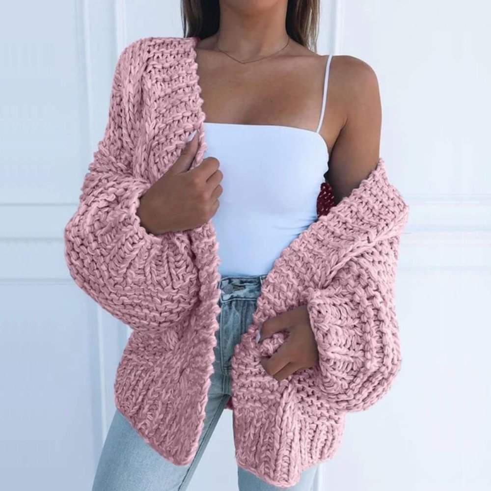 Astrid | Chunky Knit Cardigan