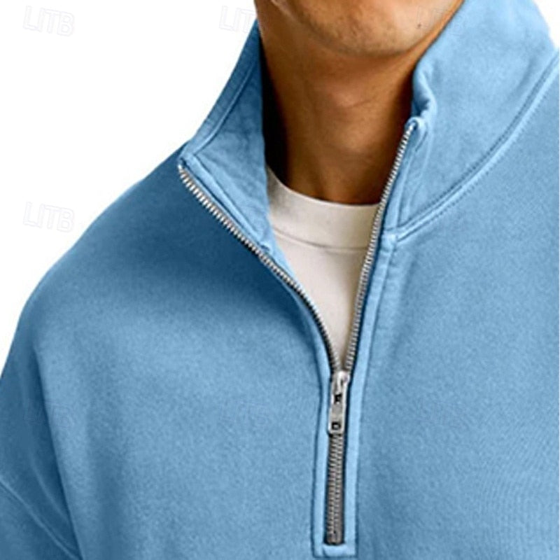 Emmett | Quarter-Zip Stand-Collar Pullover