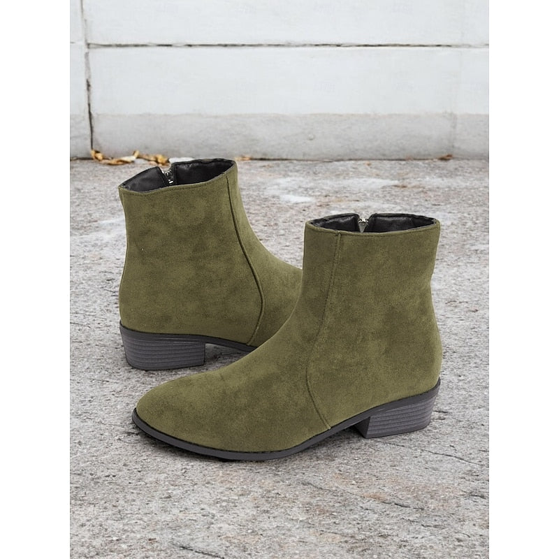Georgia | Sleek Side-Zip Ankle Boots