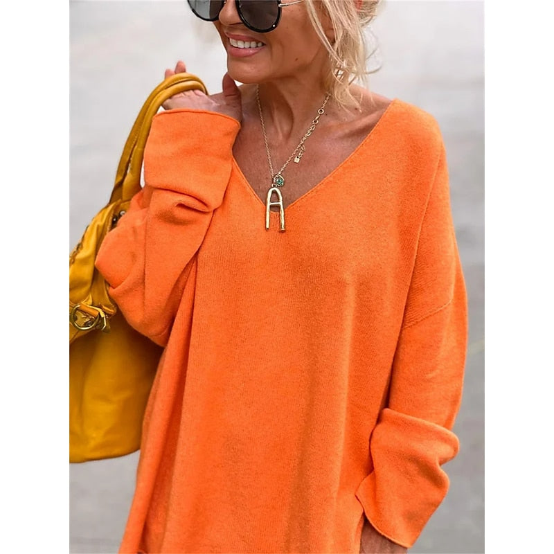 Rosalie | Relaxed V-Neck Sweater