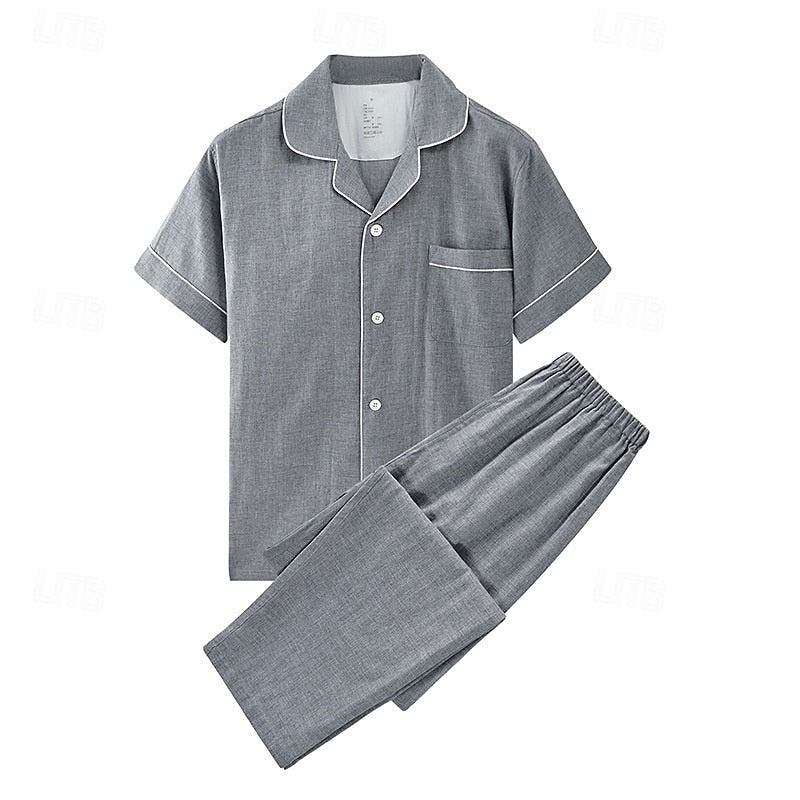 Harlow | Relaxed Short-Sleeve Two-Piece Set