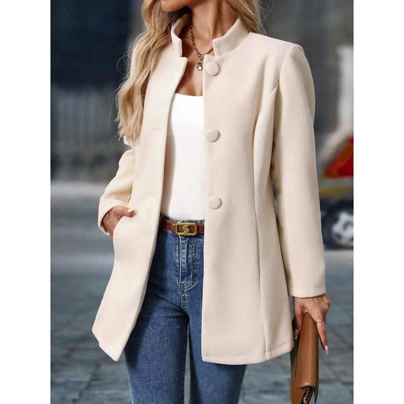 Maribel | Refined Stand-Collar Jacket