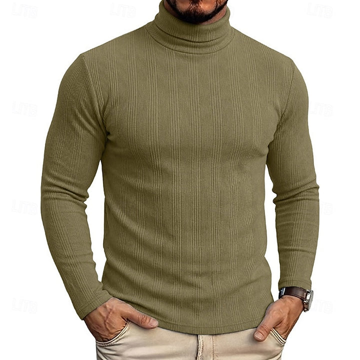 Alistair | Ribbed Turtleneck