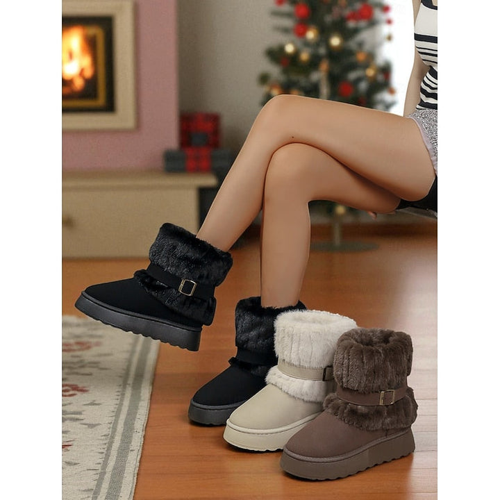 Wren | Cozy Fur-Trimmed Winter Boots