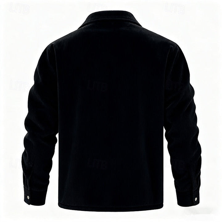 Alden | Ribbed Sherpa-Lined Jacket