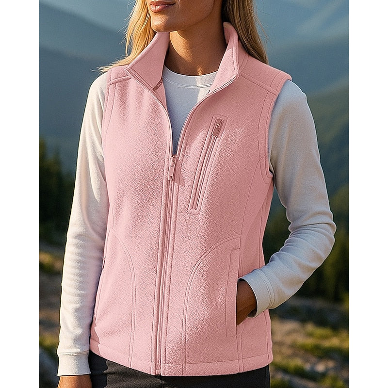 Maeve | Cozy Stand-Collar Vest