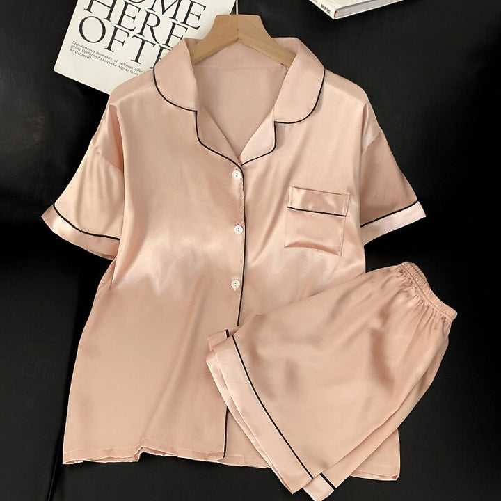 Paige | Relaxed Button-Front Two-Piece Set