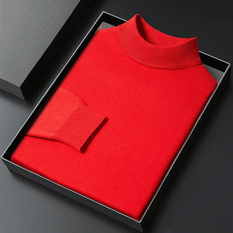 Hayes | Refined Mock Neck Sweater