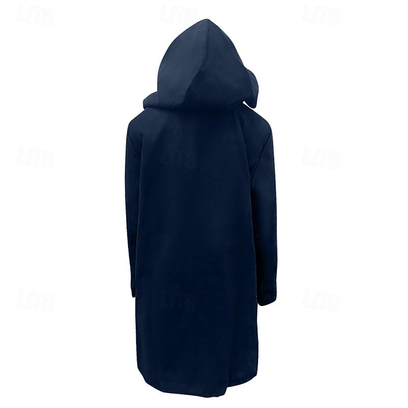 Frederick | Long Hooded Toggle Coat