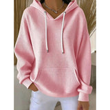 Marion | Relaxed Waffle-Knit Hoodie