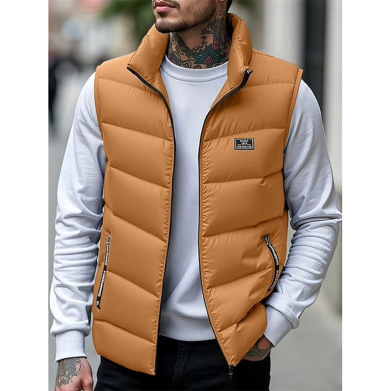 Chase | Quilted Stand-Collar Vest
