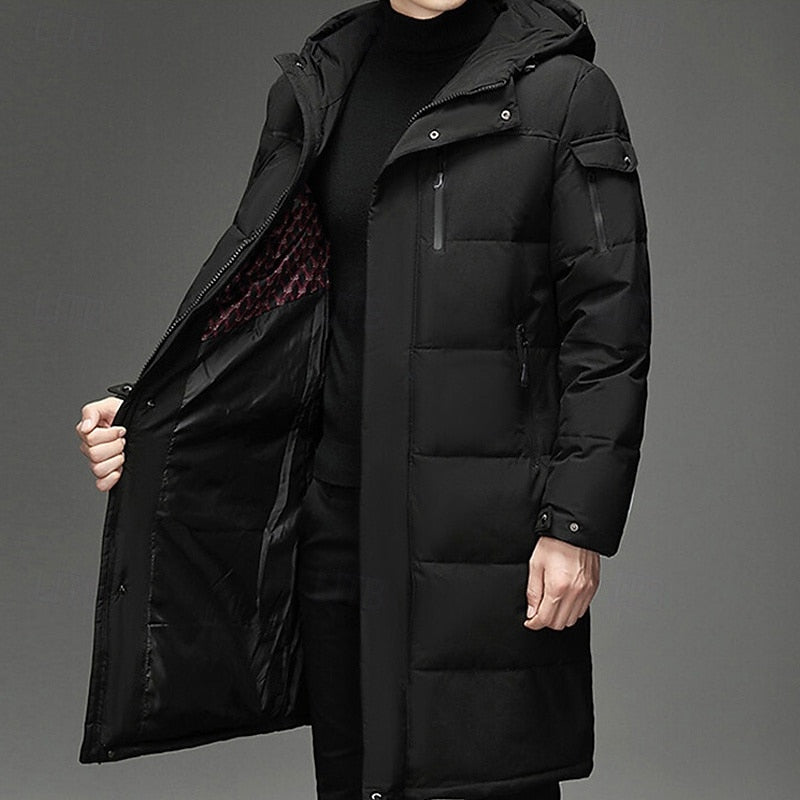 Leland | Hooded Longline Winter Coat