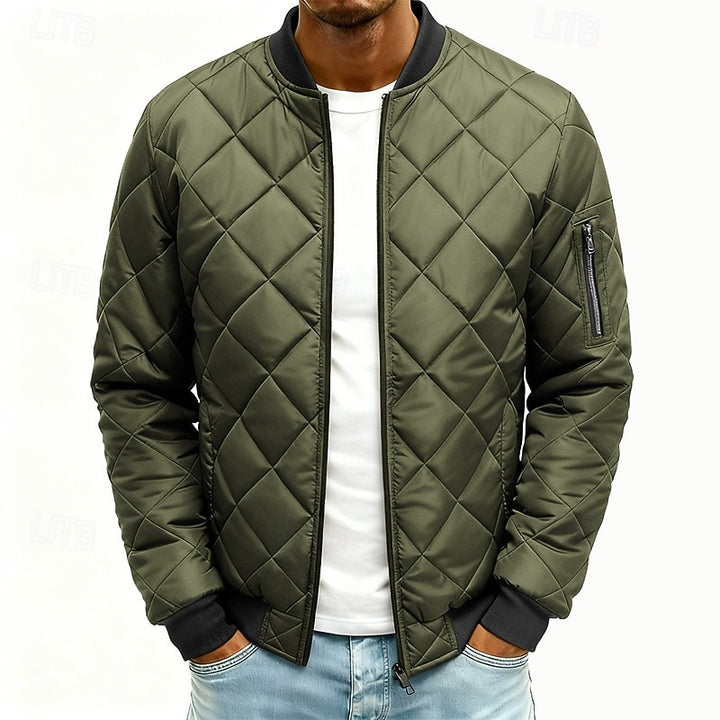 Griffin | Quilted Bomber Jacket