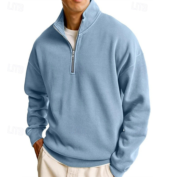 Emmett | Quarter-Zip Stand-Collar Pullover