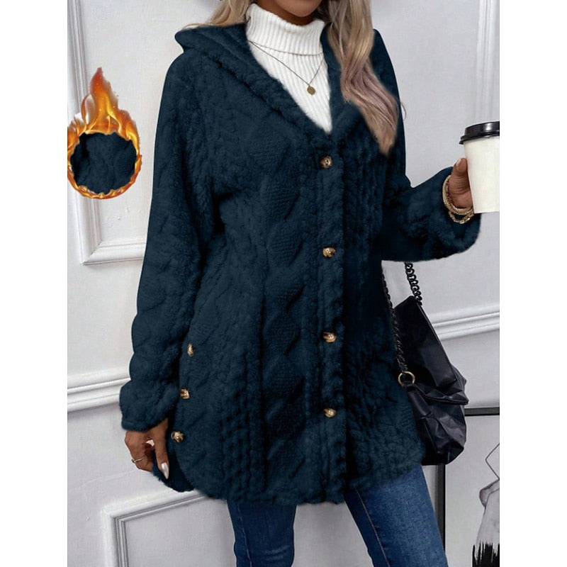 Beverly | Cozy Hooded Open-Front Jacket