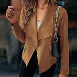 Brooke | Draped Open-Front Jacket