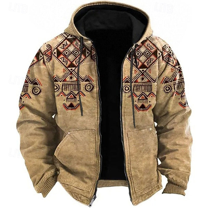 Elias | Heritage Patterned Hooded Jacket