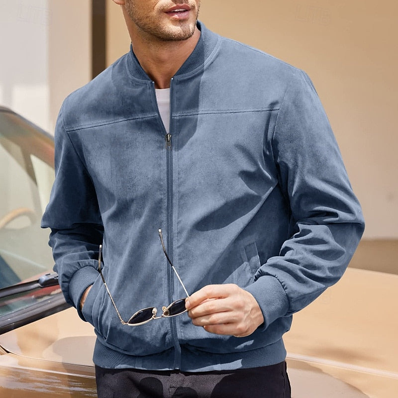 Reginald | Stand-Collar Zip Jacket