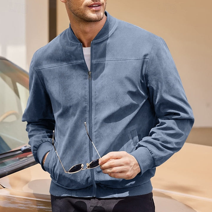Reginald | Stand-Collar Zip Jacket