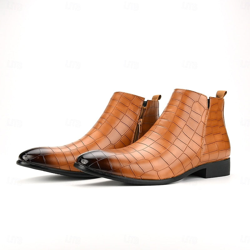 Clifford | Polished Slip-On Chelsea Boots