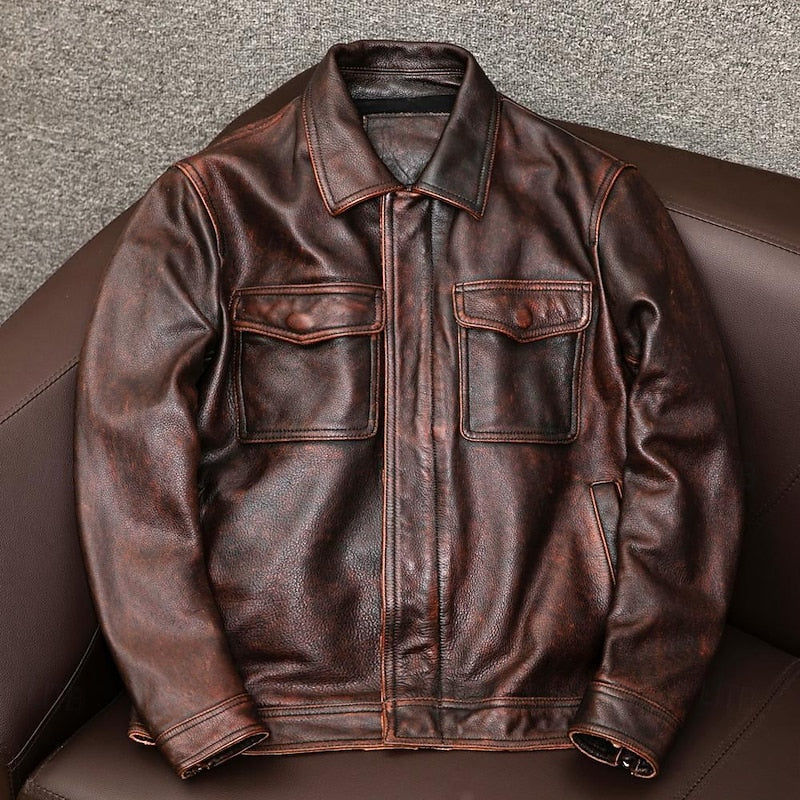 Conrad | Classic Zip-Up Biker Jacket