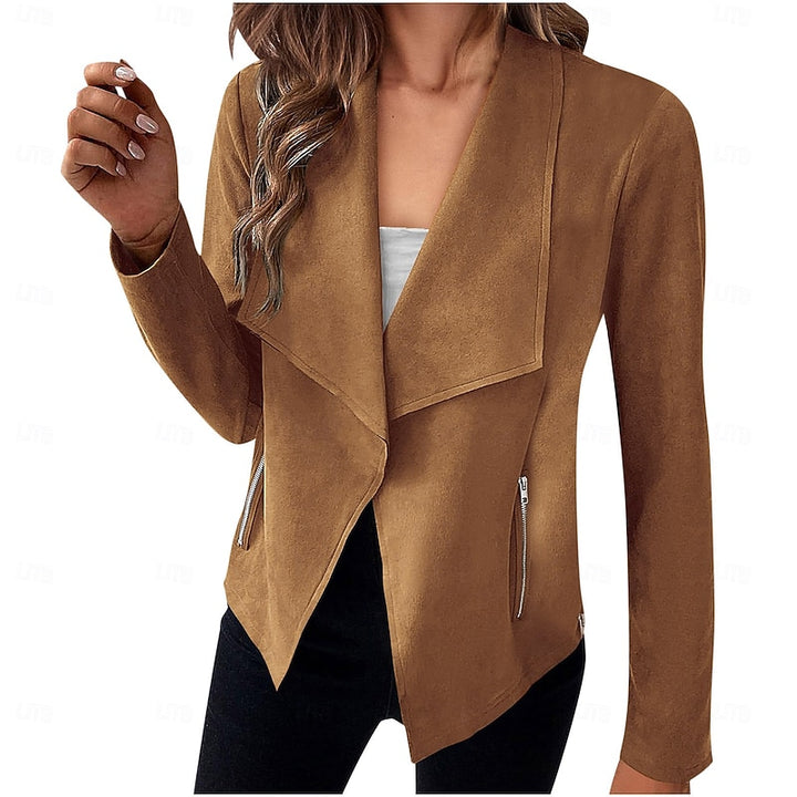 Brooke | Draped Open-Front Jacket