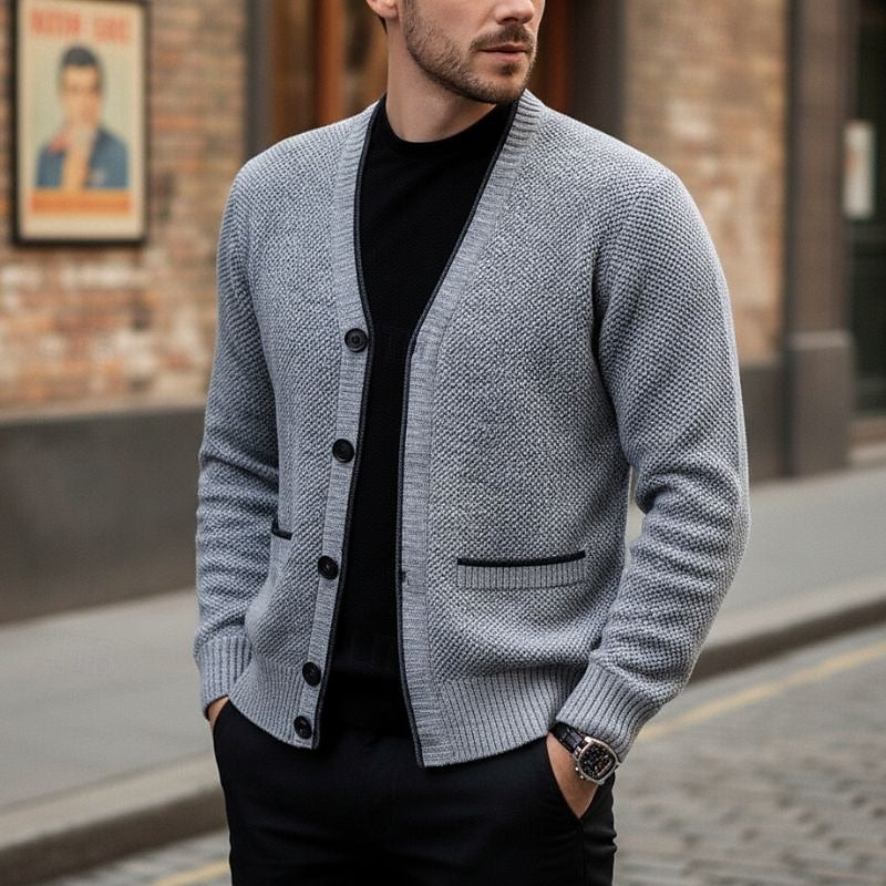 Walter | Refined V-Neck Cardigan