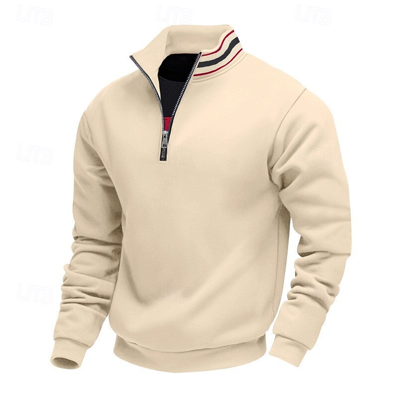 Everett | Quarter-Zip Standing Collar Sweatshirt