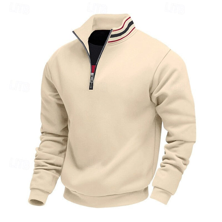 Everett | Quarter-Zip Standing Collar Sweatshirt