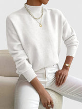 Phoebe | Refined Mock-Neck Sweater