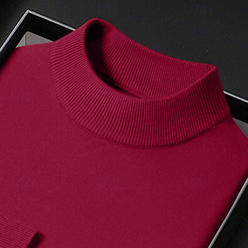 Hayes | Refined Mock Neck Sweater