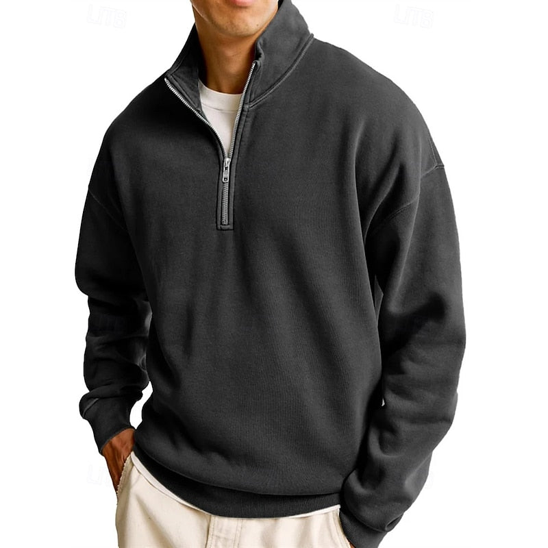 Emmett | Quarter-Zip Stand-Collar Pullover