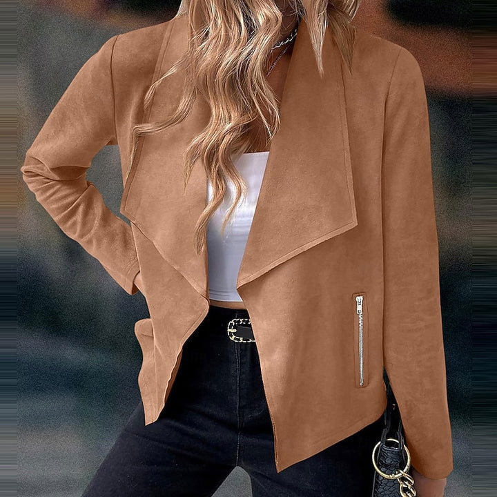 Brooke | Draped Open-Front Jacket