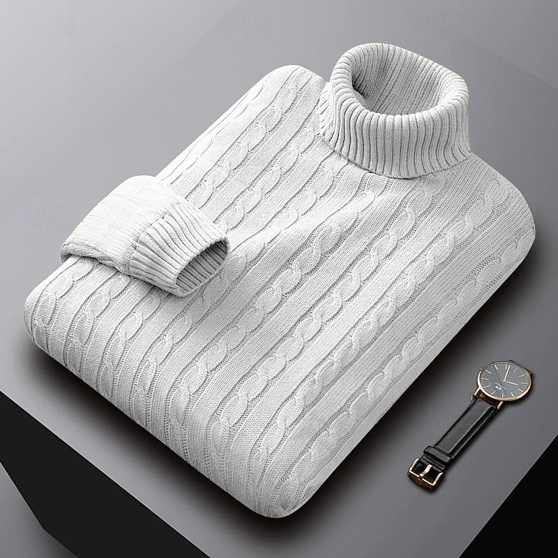 Ellery | Cable Knit Turtleneck Sweater