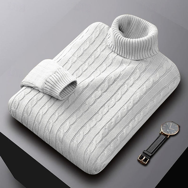 Ellery | Cable Knit Turtleneck Sweater