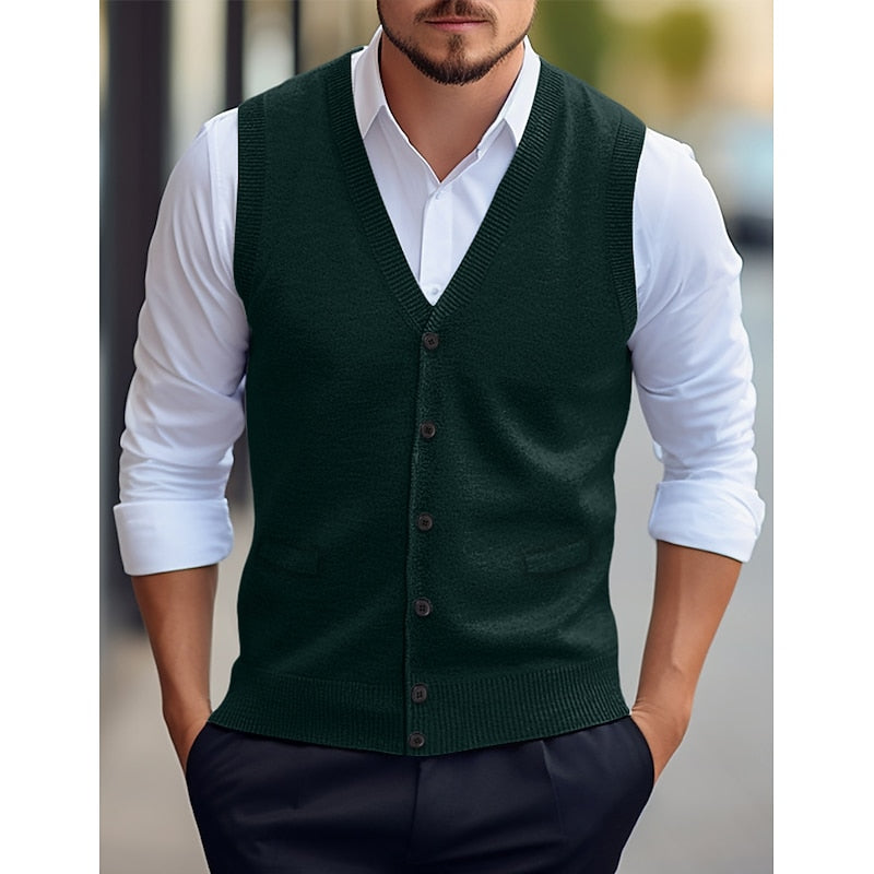 Wendell | Refined Christmas Sweater Vest