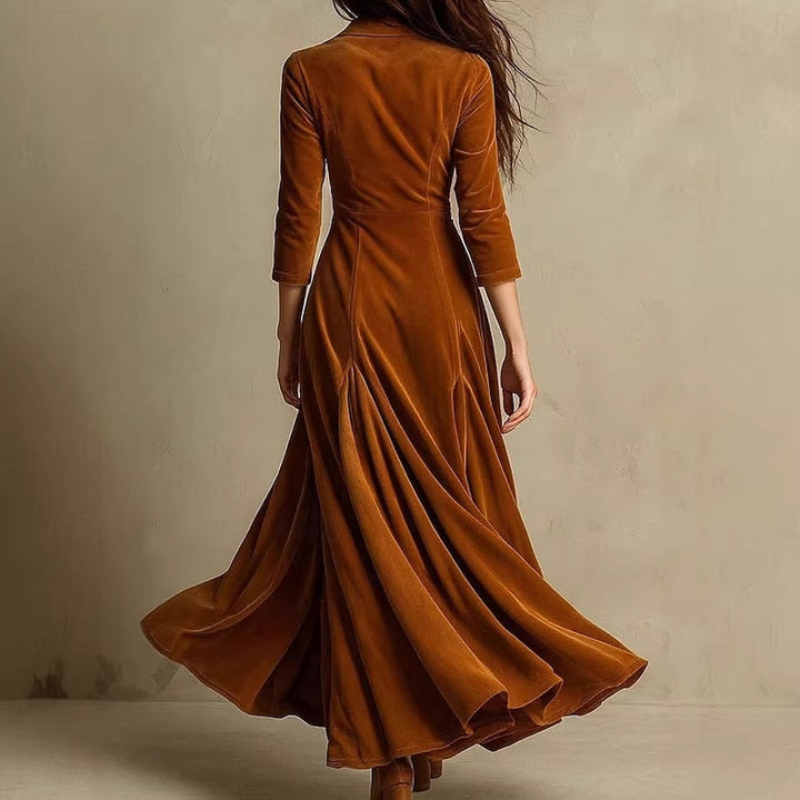 Marlena | Elegant Button-Front Maxi Dress