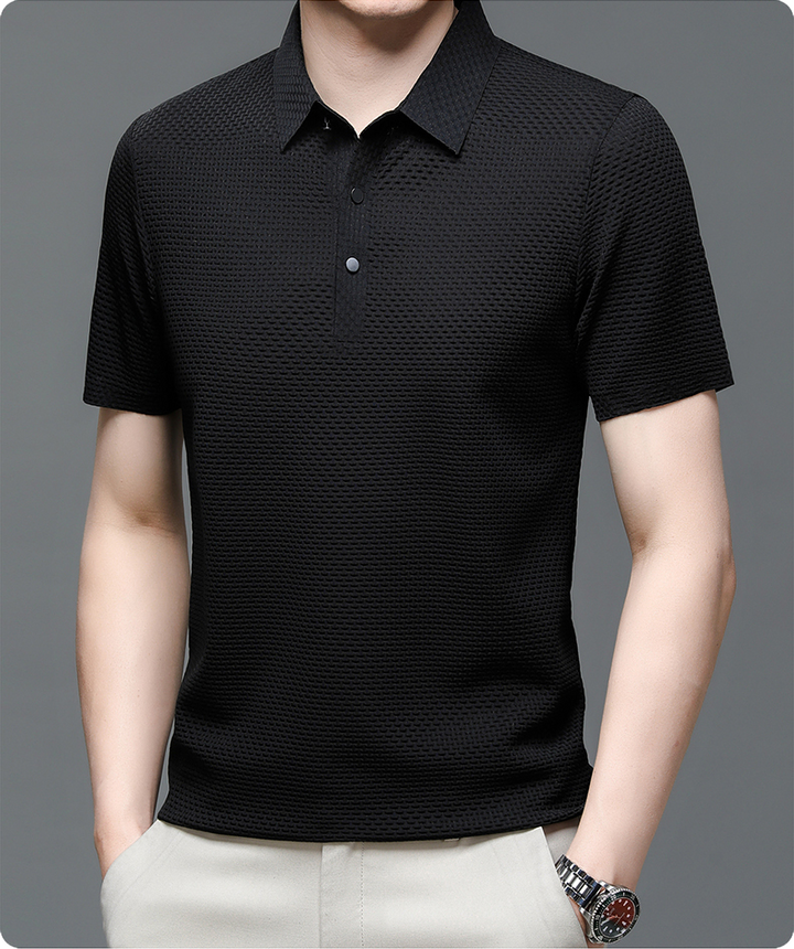 Nicolas | Stylish Button-Up Polo Shirt