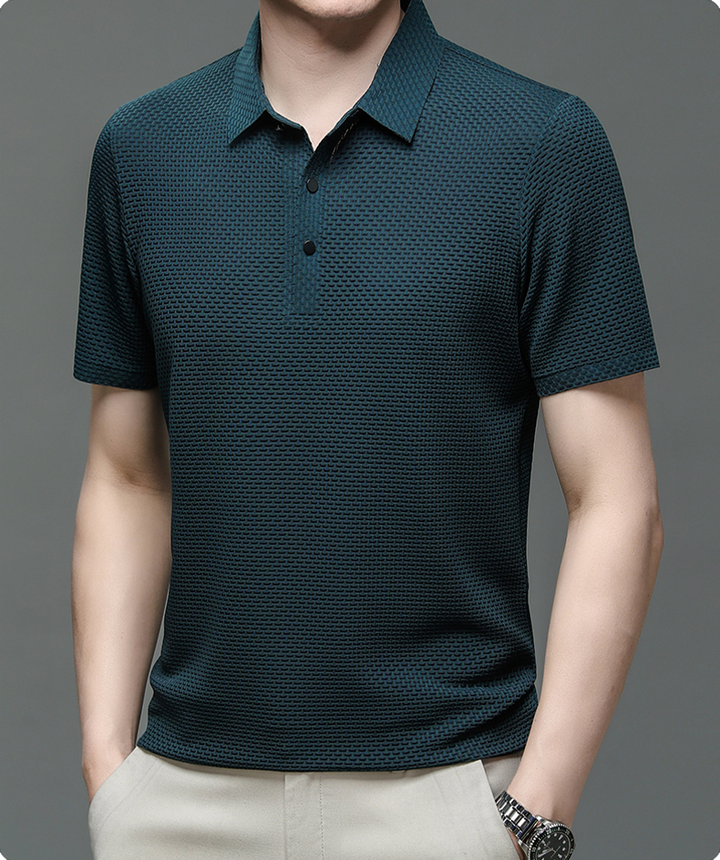 Nicolas | Stylish Button-Up Polo Shirt