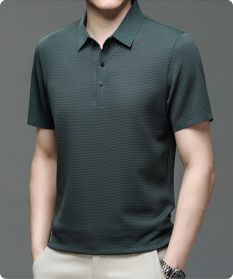 Nicolas | Stylish Button-Up Polo Shirt